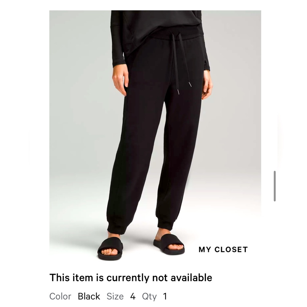 Lululemon scuba high rise relaxed jogger full length